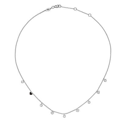 Capri diamonds hearts Necklace