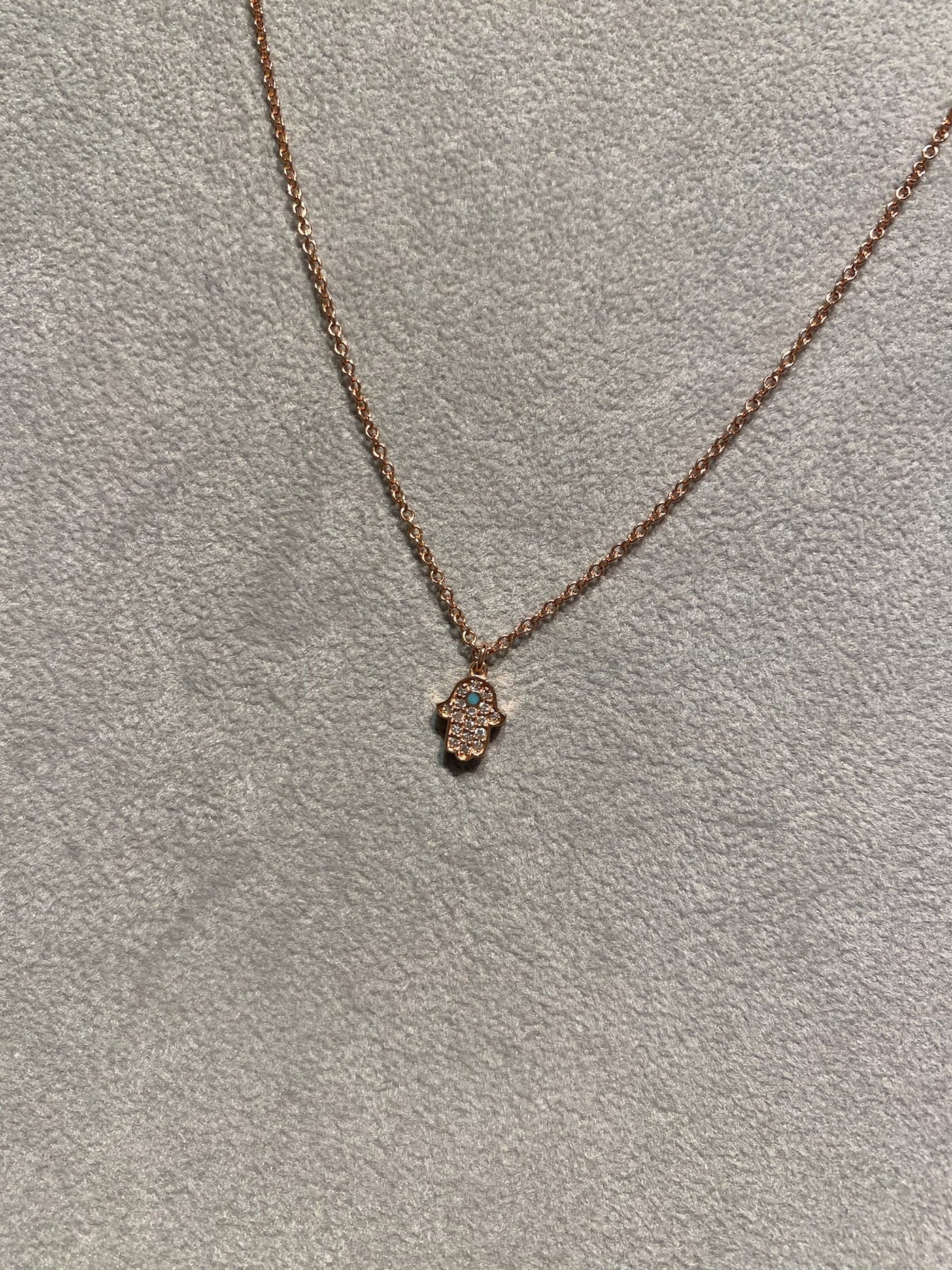 Hamsa necklace